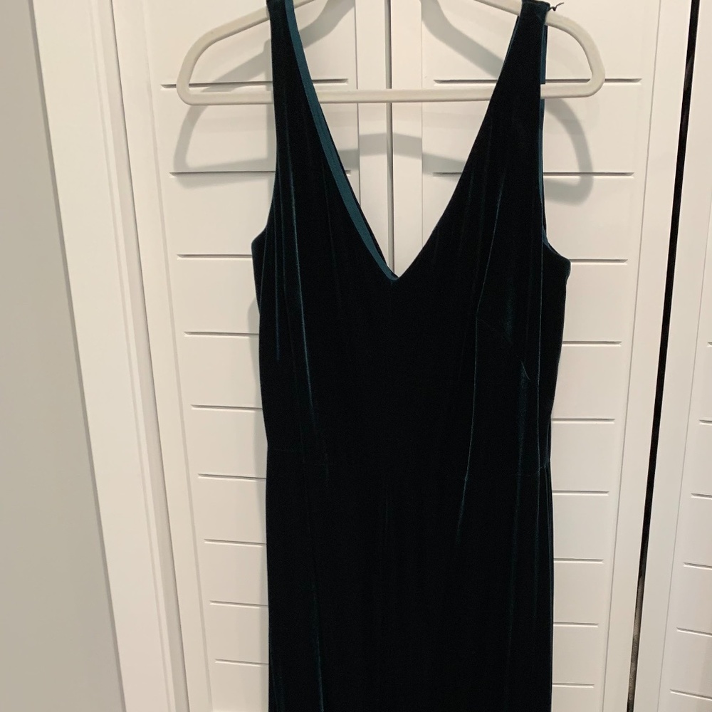 Ralph Lauren - Emerald Green velvet dress